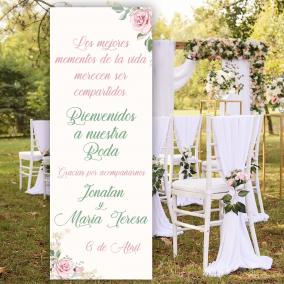 Banner Boda Divertido y Romantico