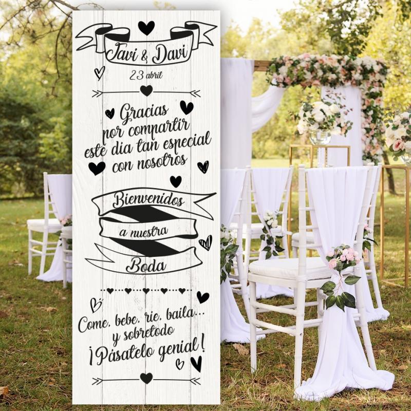 Cartel de Boda Sencillo