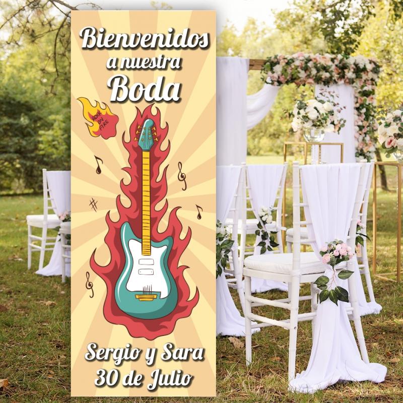 Cartel Boda Rock