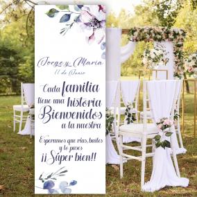 Cartel de Boda Familia