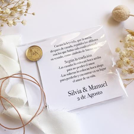 alfiler de boda elegante