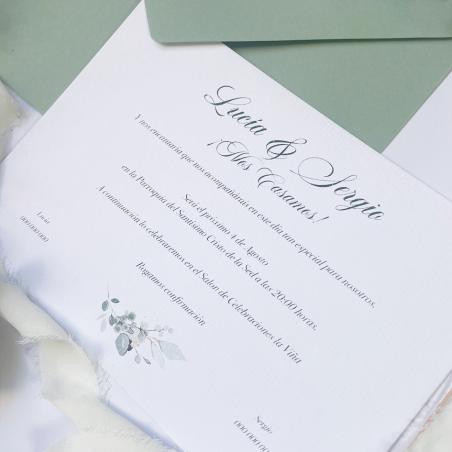 Invitación de Boda Clásica