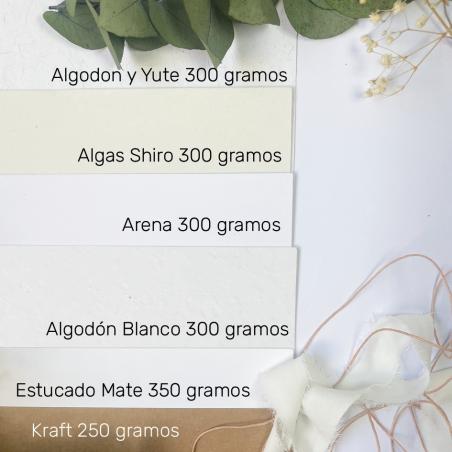 Invitación Florecillas Sencilla