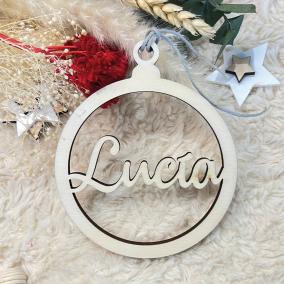 Bola de Navidad con nombre Personalizada Barata 2