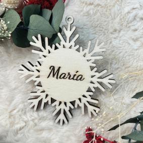 Estella de copo Nieve Personalizada 2