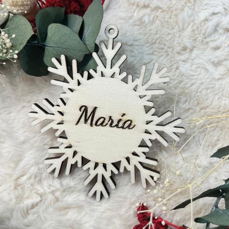 Estella de copo Nieve Personalizada