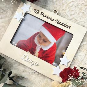 Marco de Madera navidad Personalizado
