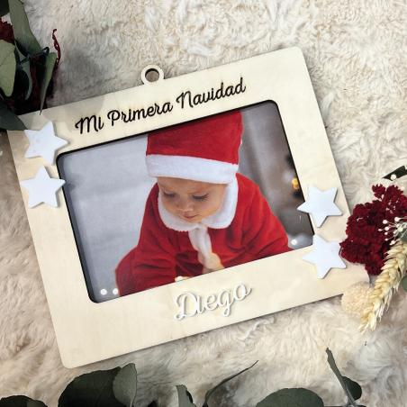 Marco de Madera navidad Personalizado