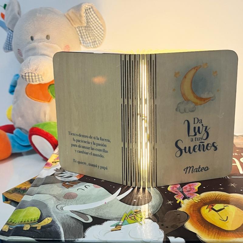 Lámpara Libro Personalizada