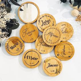 Espejo Personalizado con el nombre del invitado