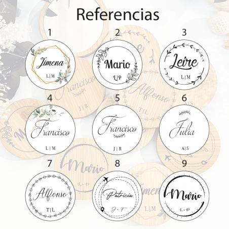 Espejo Personalizado con el nombre del invitado