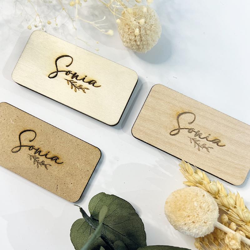 Placa Grabada con el nombre del invitado