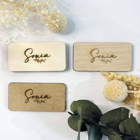 Placa Grabada con el nombre del invitado