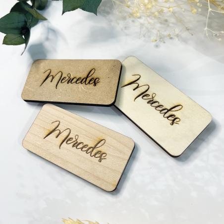 Placa Grabada con el nombre del invitado