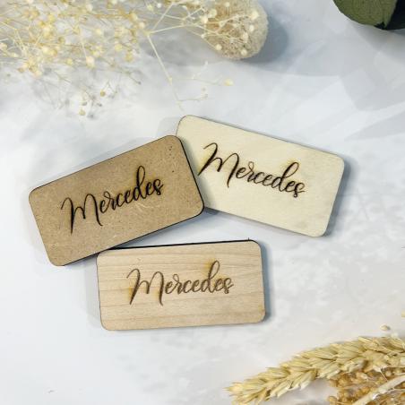 Placa Grabada con el nombre del invitado