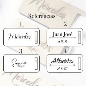 Placa personalizada con nombre para decorar 2