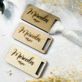 Placa personalizada con nombre para decorar