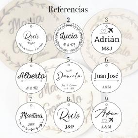 Placa circular personalizada 2