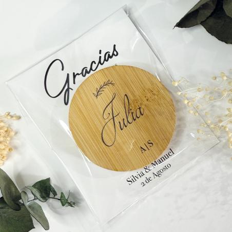 Espejo Personalizado con el nombre del invitado