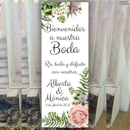 Banner para Bodas Tropical