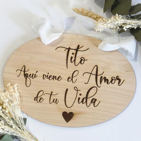 Cartel Grabado Personalizado