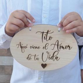 Cartel Grabado Personalizado