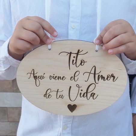 Cartel Grabado Personalizado