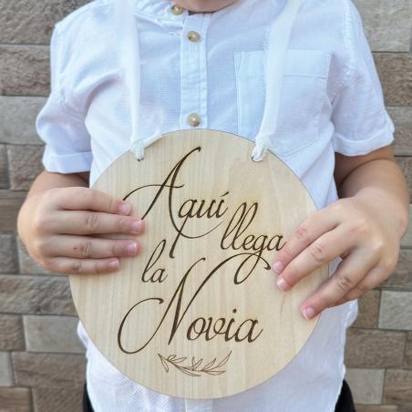 Cartel para niño grabado