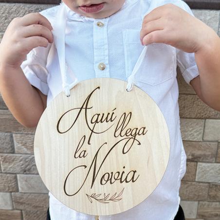 Cartel para niño grabado
