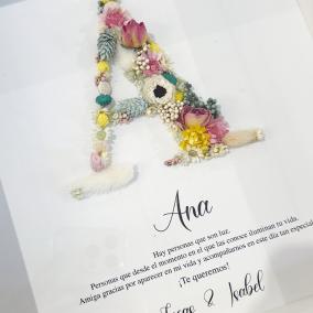 Marco Inicial con flores preservadas 2