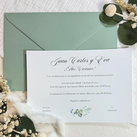 Invitación de Boda Clásica