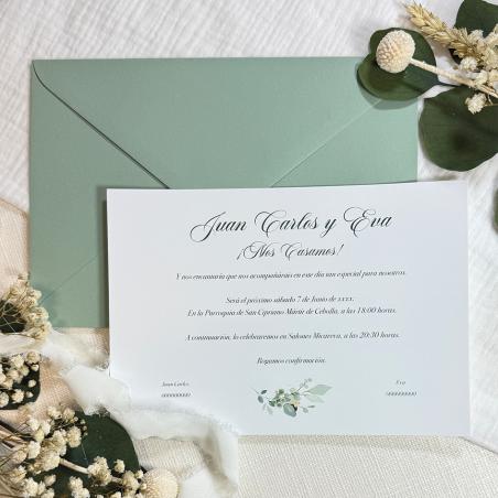 Invitación de Boda Clásica