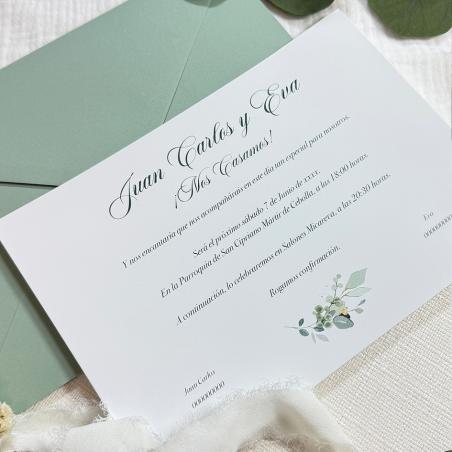 Invitación de Boda Clásica