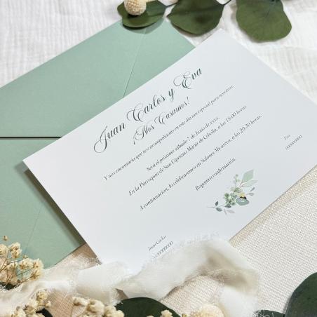 Invitación de Boda Clásica