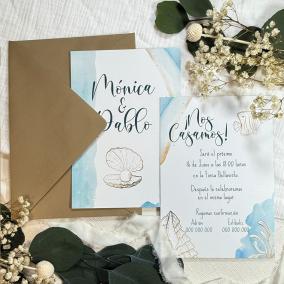 Invitación de Boda Playa