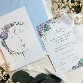 Invitación de Boda Diferente