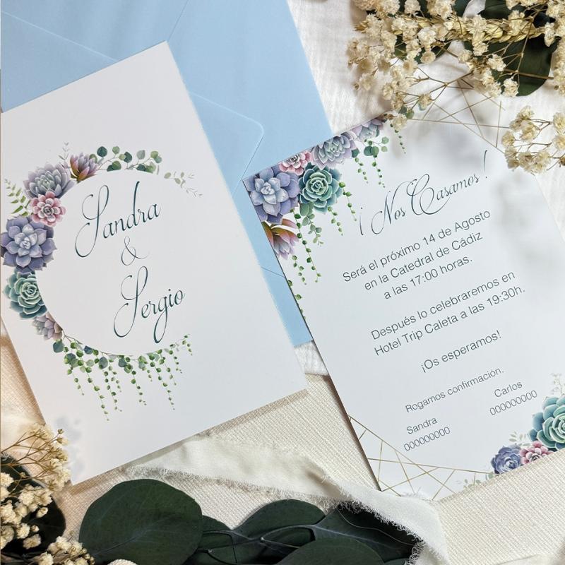 Invitación de Boda Diferente