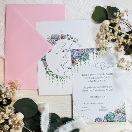 Invitación de Boda Diferente