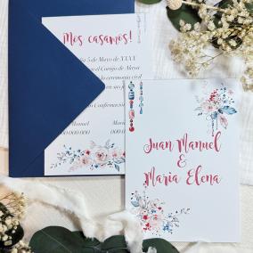 Invitación de Boda Boho Chic