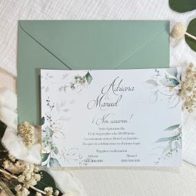 Invitación Elegante Horizontal