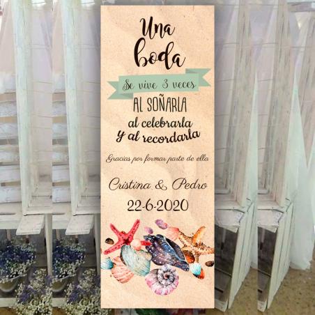 Banner para bodas Marina